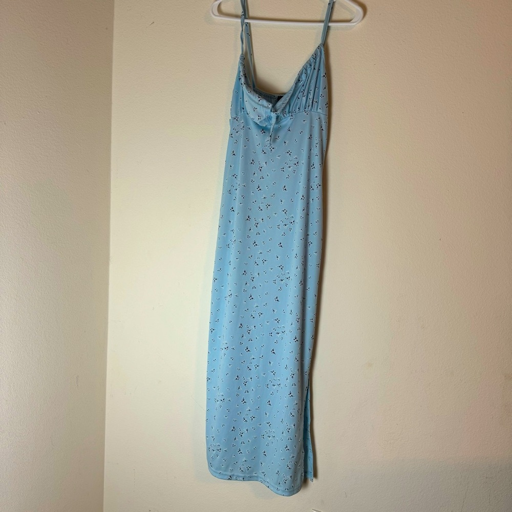 Vintage 90s/ Y2K H20 sportswear Blue Butterfly dress